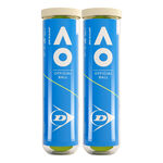 Balles de tennis Dunlop Dunlop Australian Open 2 Tubes De 4