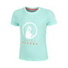 Wild Baseline Logo T-shirt Filles-Turquoise,Multicouleur