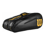 Sacs De Tennis Wilson Elite 15 PK Black/Gold